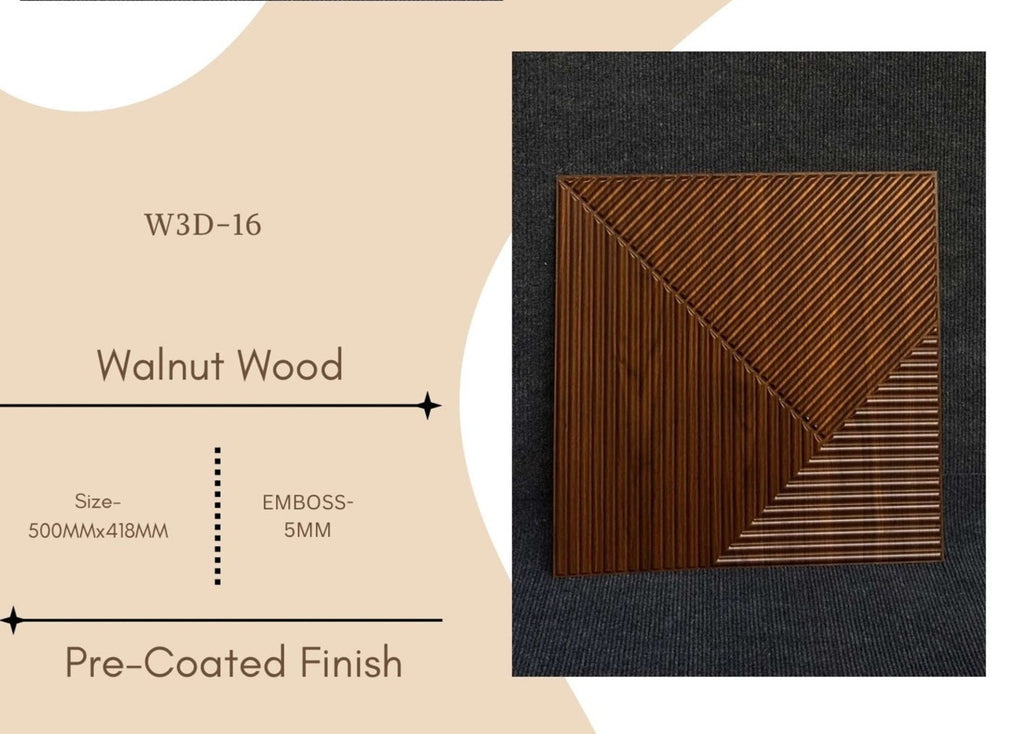 Wallnut Wood W3D-16